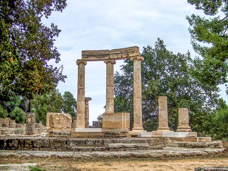 Το Φιλίππειο στην Αρχαία Ολυμπία Το Φιλίππειο στην Αρχαία Ολυμπία